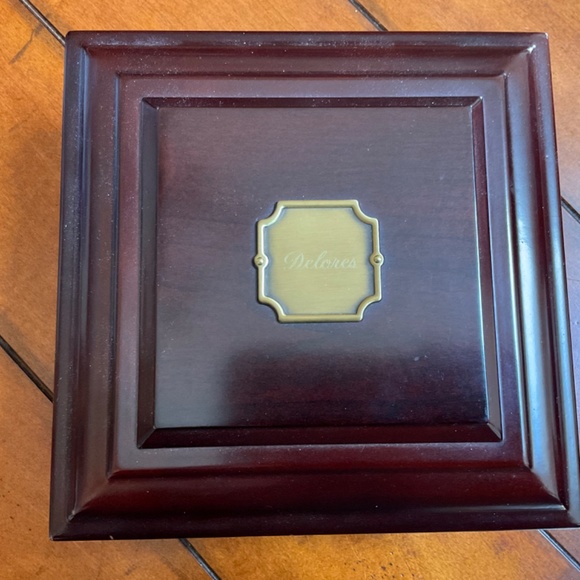 Wooden Bombay company watch case